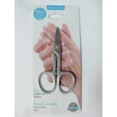 Vitry nail care - Ciseaux à ongles - Lames droites, inox - Fabrication française