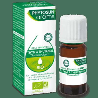 PHYTOSUN AROMS - Huile essentielle Thym à feuilles de Sarriette - Thymus satureioides - 10ml
