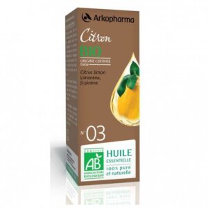 Arkopharma - Huile essentielle 100% pure et naturelle - Citron - Citrus limon - 10ml