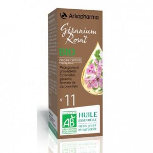 Arkopharma - Huile essentielle 100% pure et naturelle - Géranium Rosat - Pelargonium graveolens - 5ml