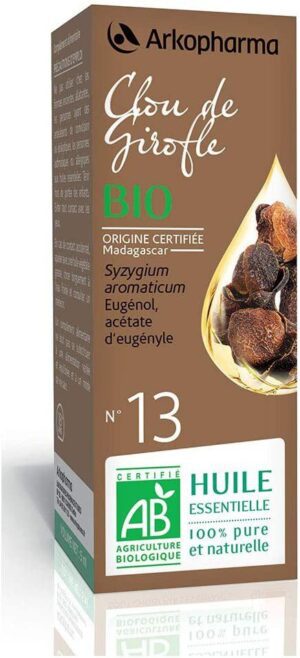 Arkopharma - Huile essentielle 100% pure et naturelle - Clou de Girofle - Syzygium aromaticum - 5ml