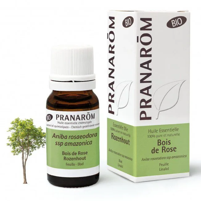 Pranarom - Huile essentielle 100% pure et naturelle - Bois de Rose - Aniba rosaeodora ssp amazonica - 10ml