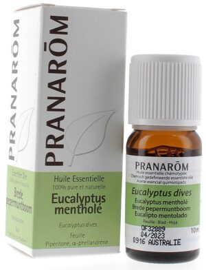 Pranarom - Huile essentielle 100% pure et naturelle - Eucalyptus mentholé - Eucalyptus dives - 10ml