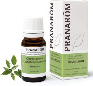 Pranarom - Huile essentielle 100% pure et naturelle - Ravintsara - Cinnamomum camphora cineole - 10ml