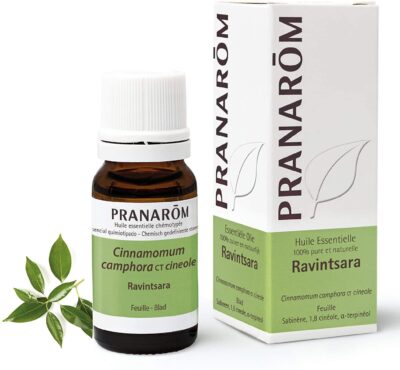 Pranarom - Huile essentielle 100% pure et naturelle - Ravintsara - Cinnamomum camphora cineole - 10ml
