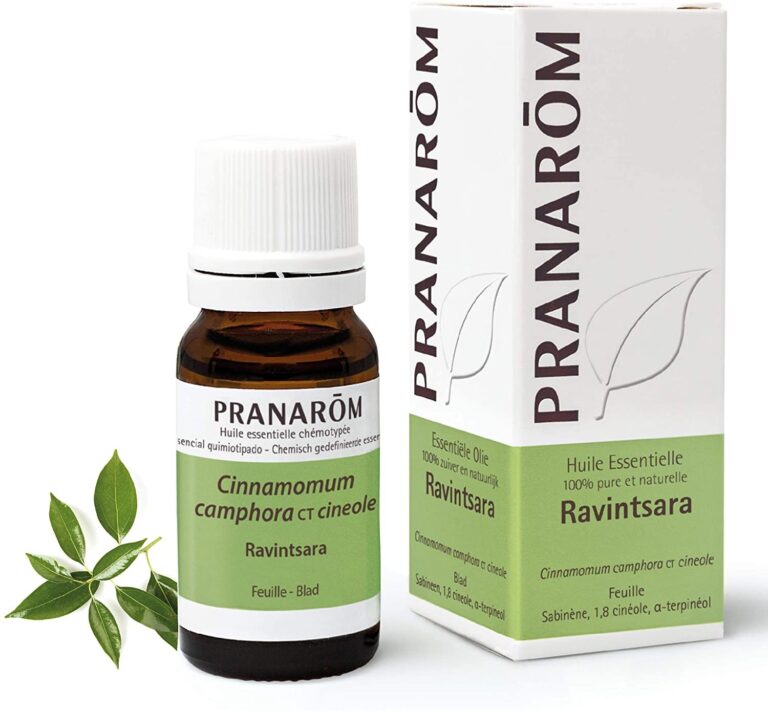 Pranarom - Huile essentielle 100% pure et naturelle - Ravintsara - Cinnamomum camphora cineole - 10ml