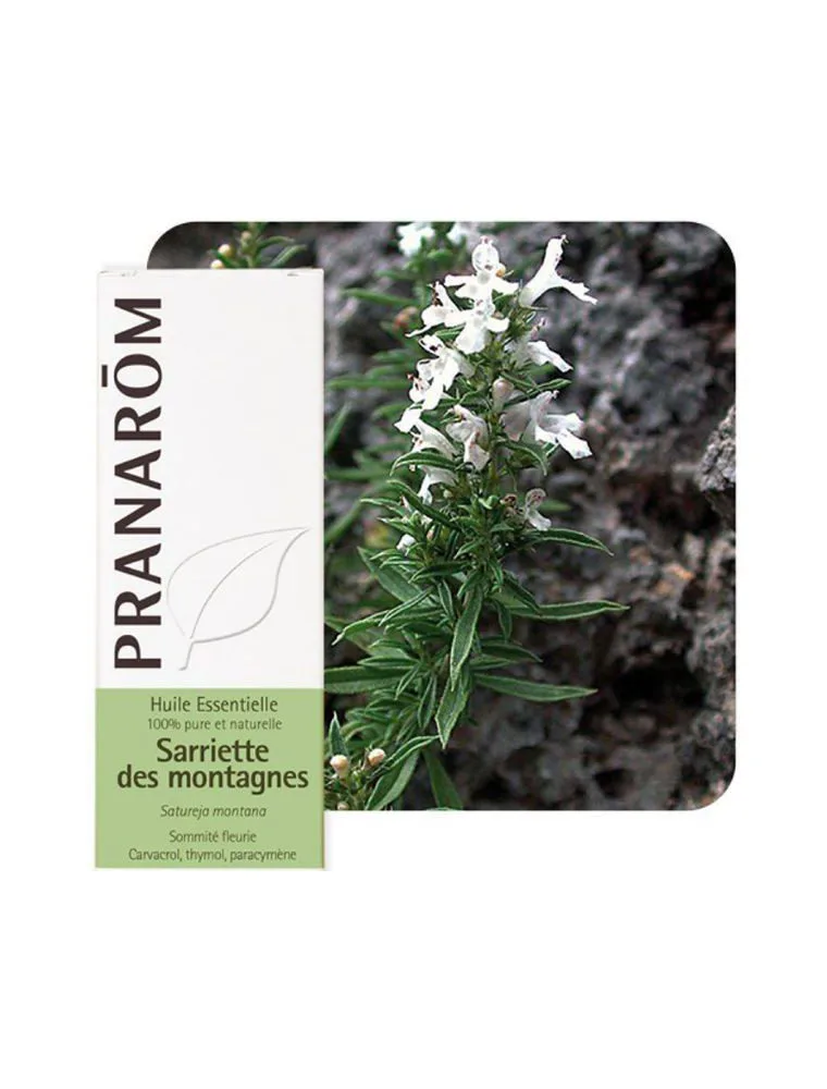 Pranarom - Huile essentielle 100% pure et naturelle - Sarriette des montagnes - Satureja montana - 5ml