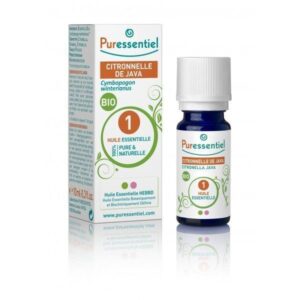 Puressentiel - Huile essentielle HEBBD - Citronnelle de Java - Cymbopogon winterianus - 10ml