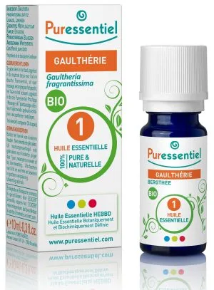 Puressentiel - Huile essentielle HEBBD - Gaulthérie - Gaultheria fragrantissima - 10ml