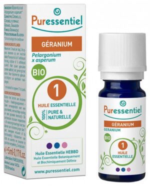 Puressentiel - Huile essentielle HEBBD - Géranium - Pelargonium x asperum - 5ml