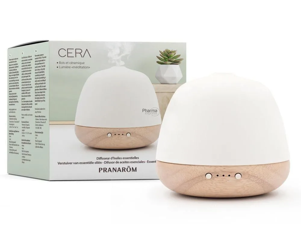 Pranarom CERA - Diffuseur d'huiles essentielles - Bois et céramique
