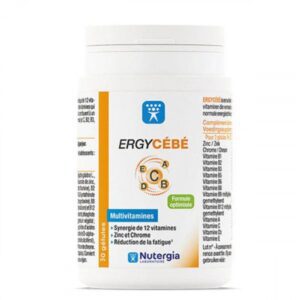 ERGYCÉBÉ - Multivitamines - Formule optimisée - 30 gélules