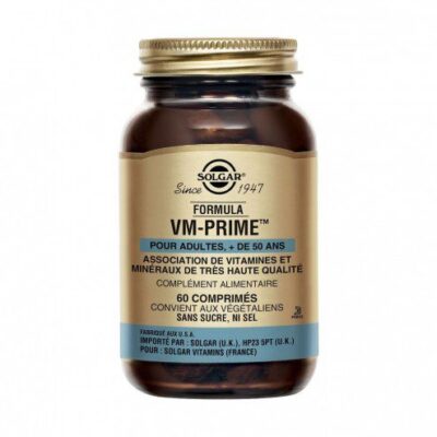 Solgar - Formula VM-PRIME - Association de vitamines et minéraux de très haute qualité - Pour adultes de + de 50 ans - Complémen