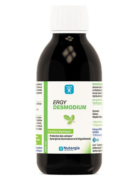 ERGYDESMODIUM - Fonction hépatique - Participe à la protection des cellules contre le stress oxydatif - 250ml