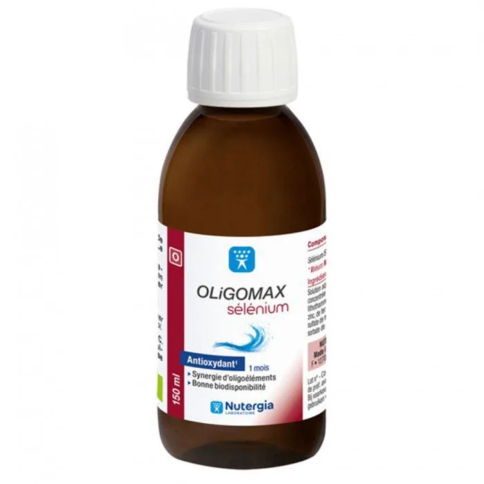 OLIGOMAX Sélénium - Antioxydant - Synergie d'oligoéléments, bonne biodisponibilité - 150ml