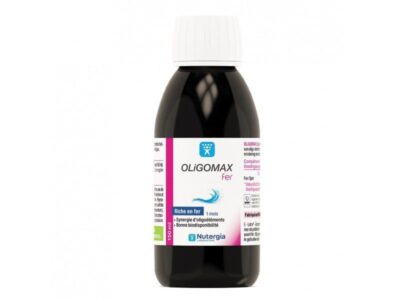 OLIGOMAX Fer - Riche en fer - Synergie d'oligoéléments, bonne biodisponibilité - 150ml