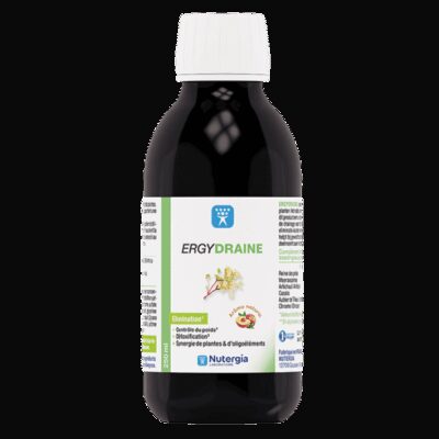 ERGYDRAINE - Elimination - Contrôle du poids, détoxification - Arôme naturel de pêche - 250ml