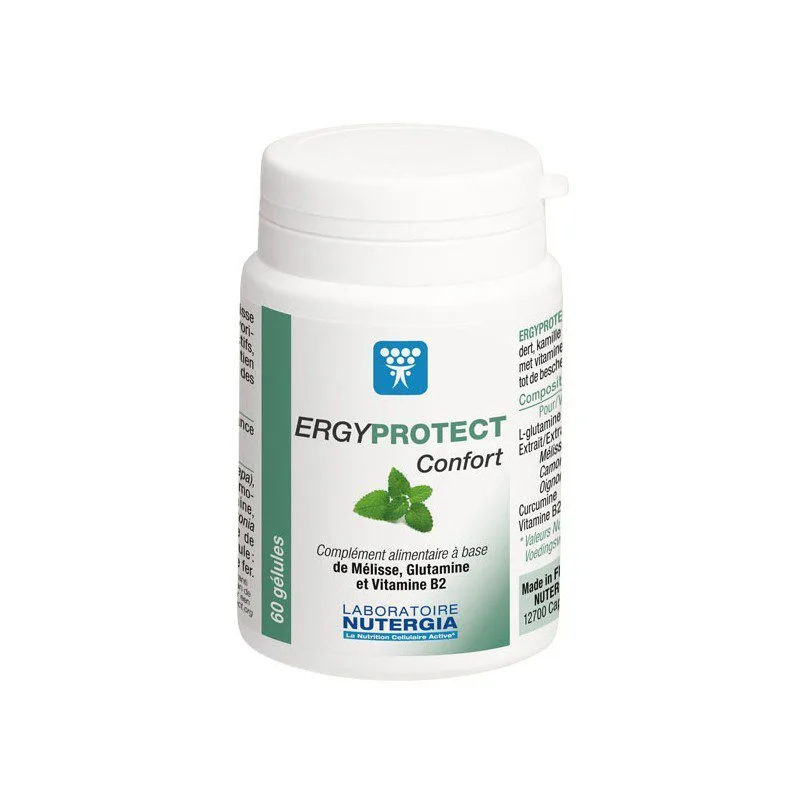 ERGYPROTECT Confort - Confort intestinal - Maintien d'une muqueuse saine - 60 gélules