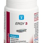 ERGY3 - Oméga 3 - EPA et DHA, acides gras essentiels, soutien cardiovasculaire - 60 capsules