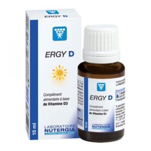 ERGY D - Vitamine D3 - Issue de lanoline, substance naturelle, immunité, ossature - 15ml