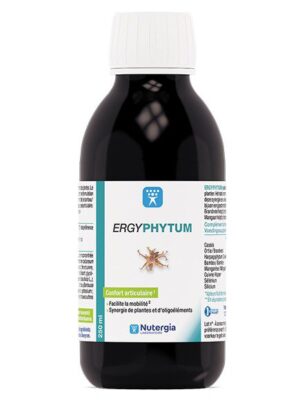 ERGYPHYTUM - Confort articulaire - Facilite la mobilité, synergie des plantes et d'oligoéléments - 250ml