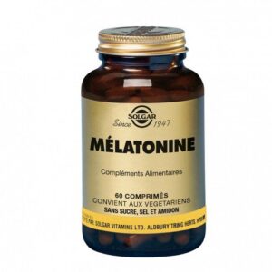 Solgar - Melatonine - Complément alimentaire - 60 comprimés