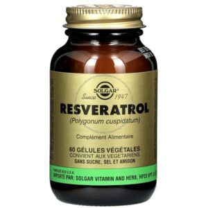 Solgar - Reservatrol - Complément alimentaire - 60 gélules végétales