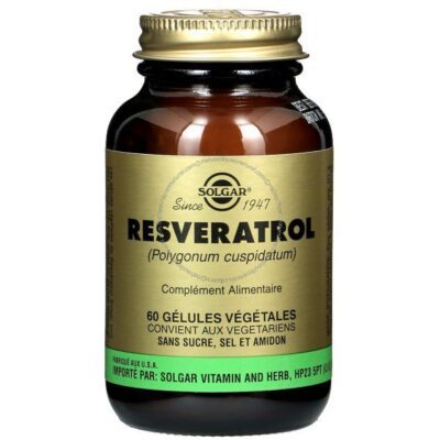 Solgar - Reservatrol - Complément alimentaire - 60 gélules végétales
