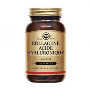 Solgar - Collegene acide huyaluronique complexe - Complément alimentaire - 30 comprimés
