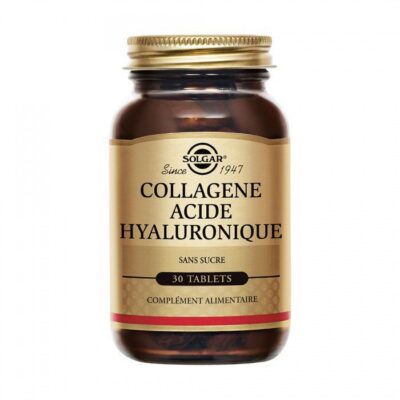Solgar - Collegene acide huyaluronique complexe - Complément alimentaire - 30 comprimés