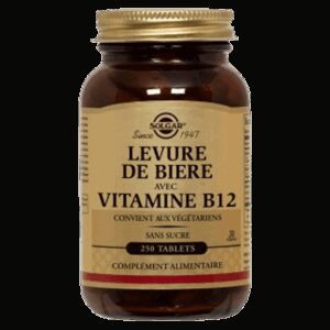 Solgar - Levure de bière avec Vitamine B12 - Complément alimentaire - 250 tablets