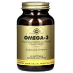 Solgar - Omega-3 d'huile concentrée de poissons de mer froide - Complément alimentaire - 60 softgels