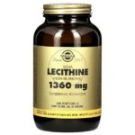 Solgar - Soja Lecithine 1360mg - Complément alimentaire - 100 softgels