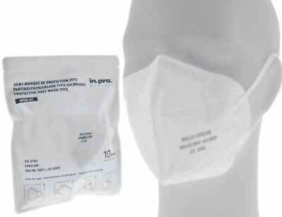 Demi-masque de protection FFP2 - Boite de 10 masques