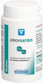 ERGYIOSTÉO - Complément alimentaire à base de Calcium et Vitamine D3 - 100 gélules