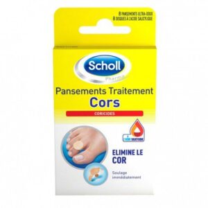 Pansements traitement cors - Coricides - Elimine le cor - Soulage immédiatement - 8 pansements