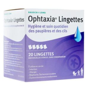 Ophtaxia Lingettes - Boite de 20 lingettes