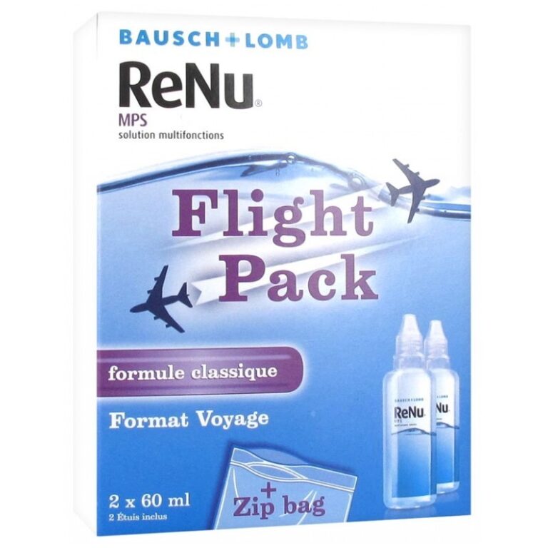 ReNu MPS - Solution multifonctions - Flight Pack - 2 x 60ml + Zip bag