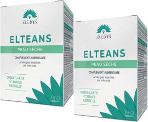 Elteans nutrition de la peau Lot de 2x60 capsules