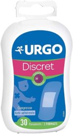 Urgo discret - Pansement transparent - 30 pansements - 2 formats - Compresse anti-adhérente