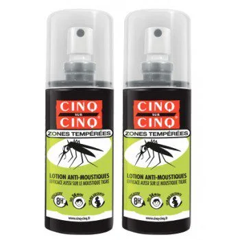 LOT Lotion Anti-Moustiques Zones - 2x100ml
