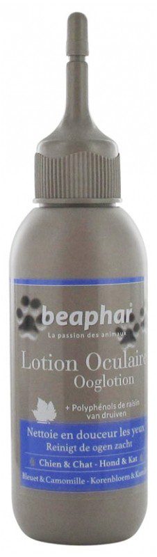 Beaphar - Lotion Oculaire - Nettoie en douceur les yeux - Chiens et chats - 125ml