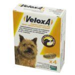 VELOXA - Comprimés à croquer pour chiens - Moins de 17,5kg - Boite de 4 comprimés