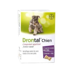 COMPRIMÉS Drontal Chien Appétent Boite de 2 Bayer
