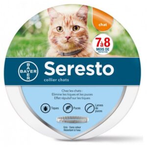 SERESTO - Collier Chats - 7 à 8 mois de protection