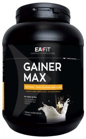 Construction Musculaire Gainer Max - 1,1 kg - Parfum Vanille Intense