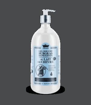 Gel Douche Surgras Sans Savon - Au Lait de Chèvre - 1L