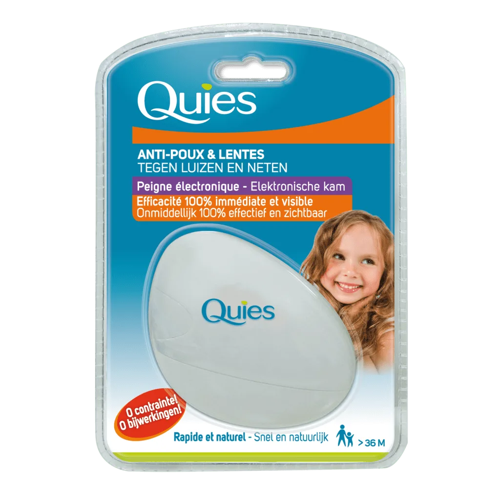 Quies - Peigne Électronique Anti-Poux et Lentes
