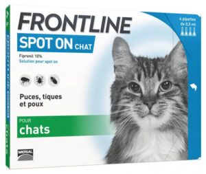 Frontline - SPOT ON CHAT - 4 pipettes de 0,5ml