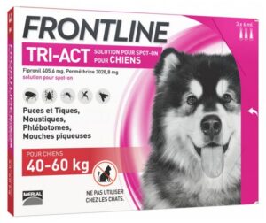 Frontline -TRI-ACT pour Chiens - 3 pipettes de 6ml